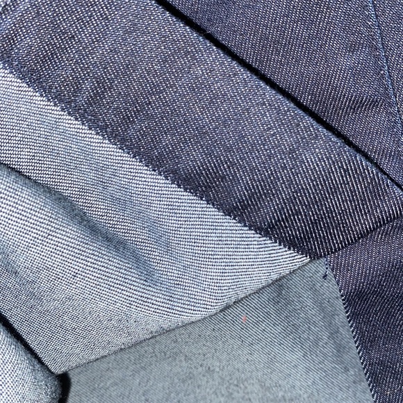 Anthropologie Holding Horses Blue Denim Clara Tie Knot Jean Dress - Picture 10 of 14